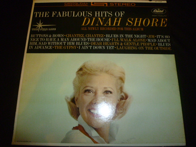 画像1: DINAH SHORE/THE FABULOUS HITS OF DINAH SHORE