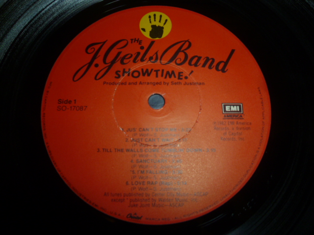 画像: J. GEILS BAND/SHOWTIME !