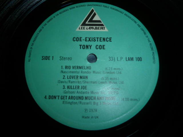 画像: TONY COE/COE-EXISTENCE