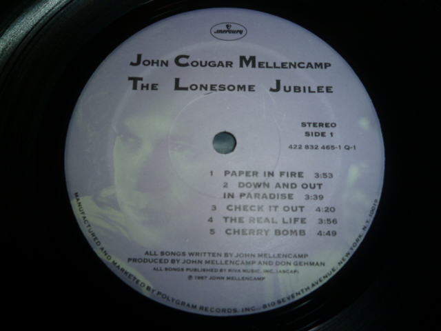 画像: JOHN COUGAR MELLENCAMP/THE LONESOME JUBILEE