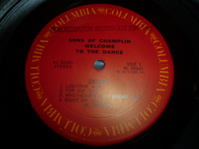 画像: SONS OF CHAMPLIN/WELCOME TO THE DANCE