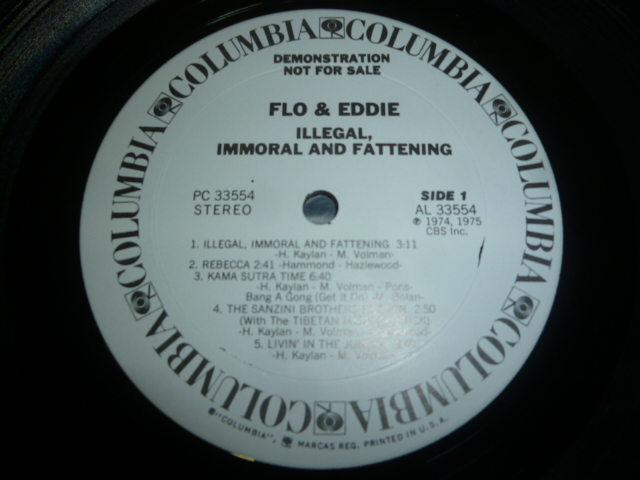 画像: FLO & EDDIE/ILLEGAL, IMMORAL AND FATTENING