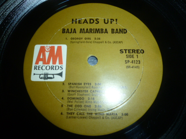 画像: BAJA MARIMBA BAND/HEADS UP !