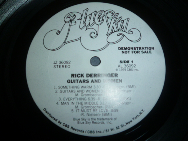 画像: RICK DERRINGER/GUITARS AND WOMEN