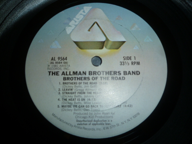 画像: ALLMAN BROTHERS BAND/BROTHERS OF THE ROAD