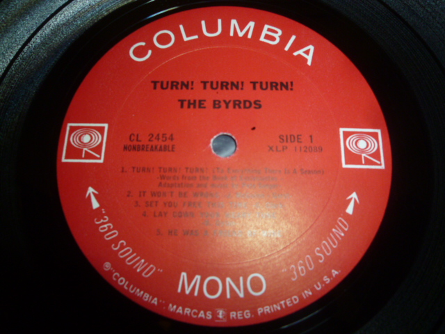 画像: BYRDS/TURN ! TURN ! TURN !