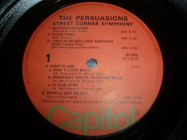 画像: PERSUASIONS/STREET CORNER SYMPHONY