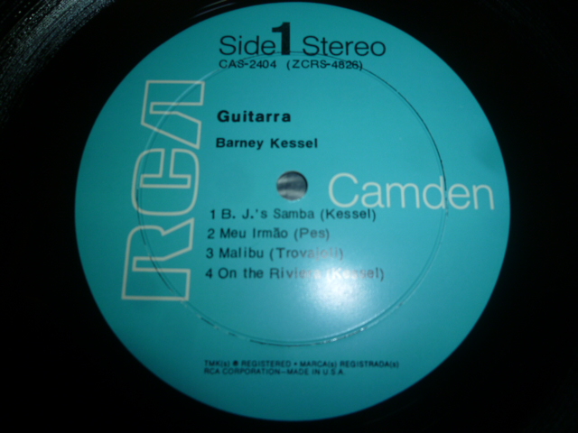 画像: BARNEY KESSEL/GUITARRA