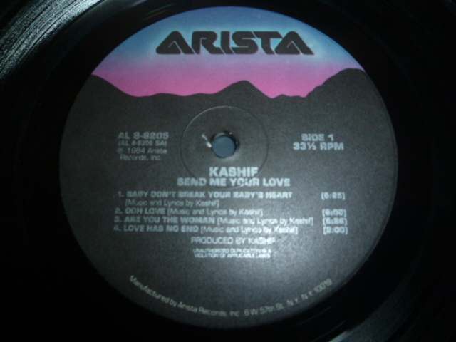 画像: KASHIF/SEND ME YOUR LOVE