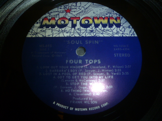 画像: FOUR TOPS/SOUL SPIN