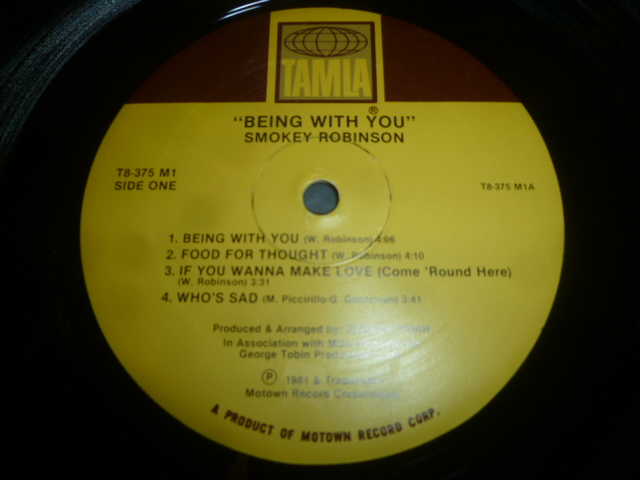 画像: SMOKEY ROBINSON/BEING WITH YOU