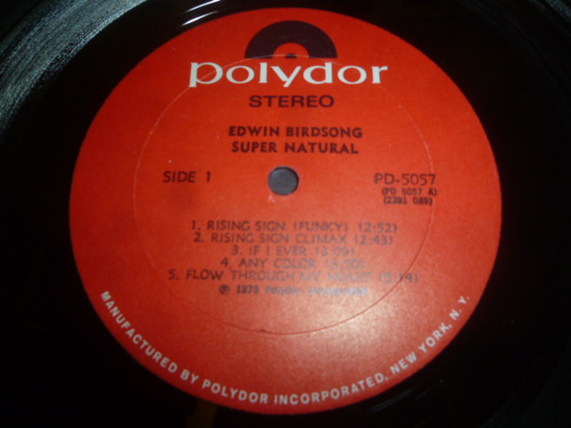 画像: EDWIN BIRDSONG/SUPER NATURAL