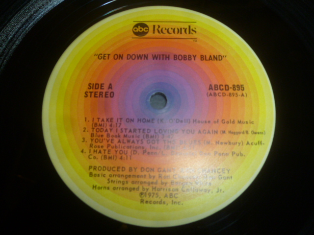 画像: BOBBY BLAND/GET ON DOWN WITH BOBBY BLAND