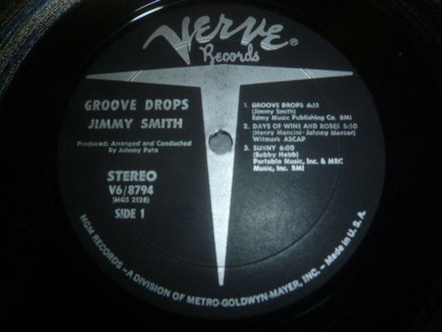 画像: JIMMY SMITH/GROOVE DROPS