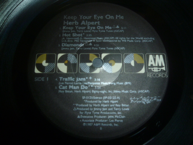 画像: HERB ALPERT/KEEP YOUR EYE ON ME