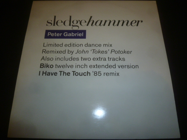 画像1: PETER GABRIEL/SLEDGEHAMMER (12")