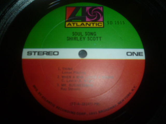 画像: SHIRLEY SCOTT/SOUL SONG