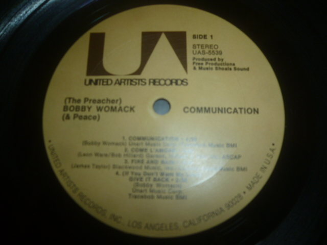 画像: BOBBY WOMACK/COMMUNICATION