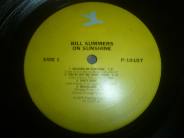 画像: BILL SUMMERS/ON SUNSHINE