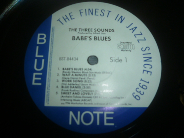 画像: THREE SOUNDS/BABE'S BLUES