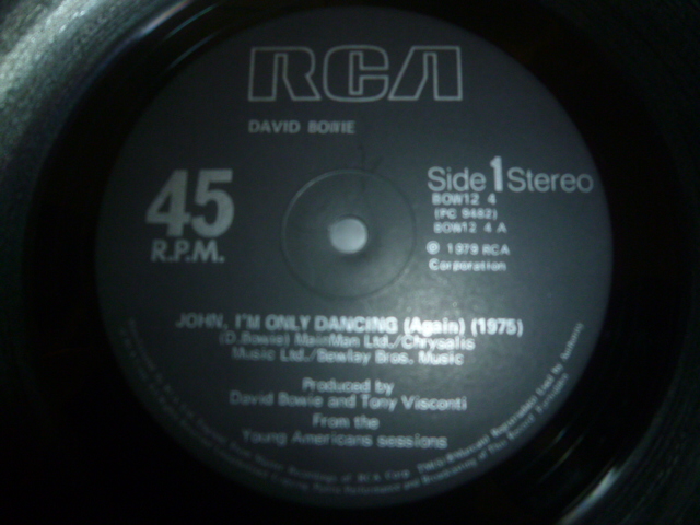 画像: DAVID BOWIE/JOHN, I'M ONLY DANCING (AGAIN) (12")