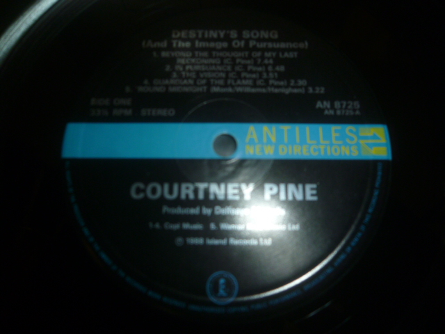 画像: COURTNEY PINE/DESTINY'S SONG (AND THE IMAGE OF PURSUANCE)