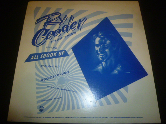 画像1: RY COODER/ALL SHOOK UP (12")