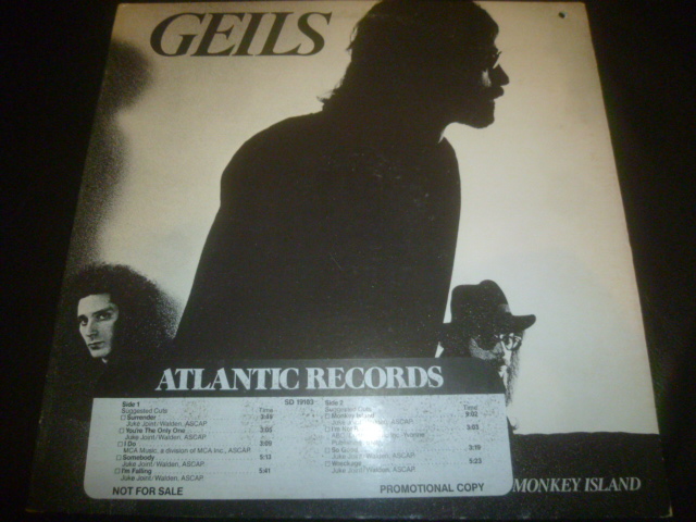 画像1: GEILS/MONKEY ISLAND