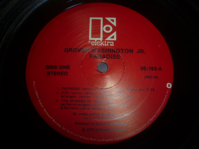 画像: GROVER WASHINGTON, JR./PARADISE