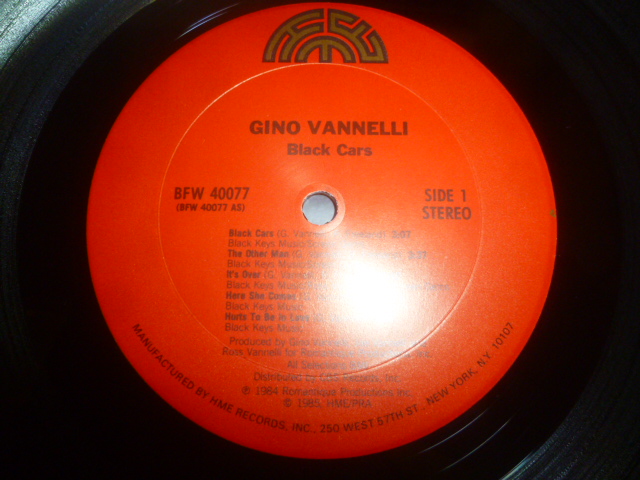 画像: GINO VANNELLI/BLACK CARS