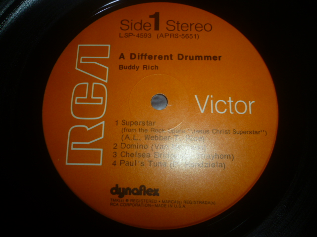 画像: BUDDY RICH/A DIFFERENT DRUMMER