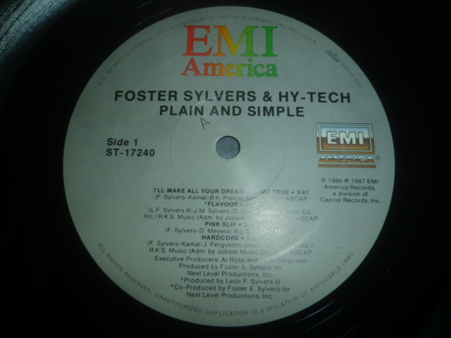 画像: FOSTER SYLVERS & HY-TECH/PLAIN AND SIMPLE