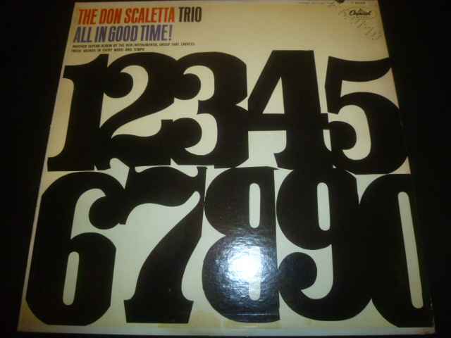 画像1: DON SCALETTA TRIO/ALL IN GOOD TIME!