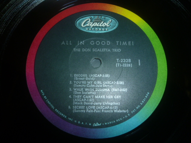 画像: DON SCALETTA TRIO/ALL IN GOOD TIME!