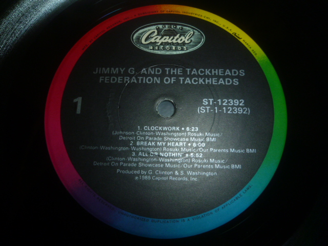 画像: JIMMY G. & THE TACKHEADS/FEDERATION OF TACKHEADS