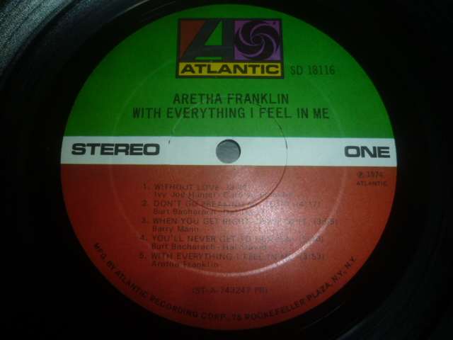 画像: ARETHA FRANKLIN/WITH EVERYTHING I FEEL IN ME