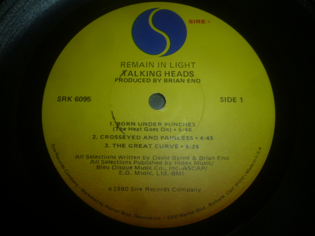 画像: TALKING HEADS/REMAIN IN LIGHT