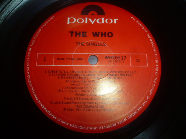 画像: WHO/THE SINGLES