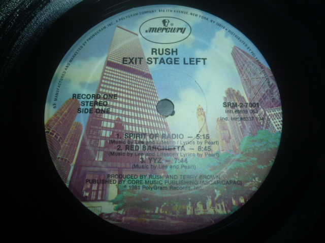 画像: RUSH/EXIT ... STAGE LEFT