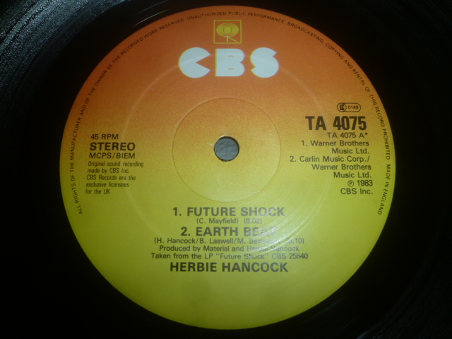 画像: HERBIE HANCOCK/FUTURE SHOCK (12")