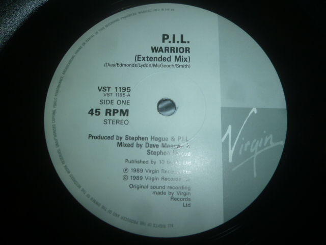 画像: PUBLIC IMAGE LIMITED/WARRIOR (12")