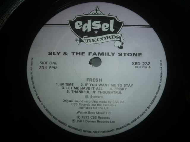 画像: SLY & THE FAMILY STONE/FRESH