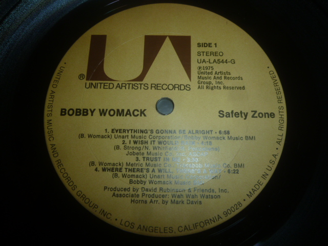 画像: BOBBY WOMACK/SAFETY ZONE