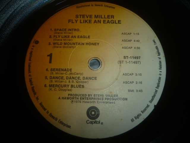 画像: STEVE MILLER BAND/FLY LIKE AN EAGLE