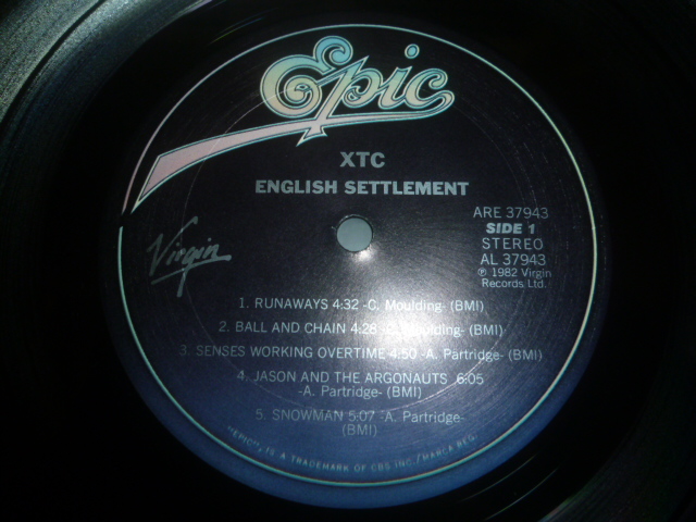 画像: XTC/ENGLISH SETTLEMENT