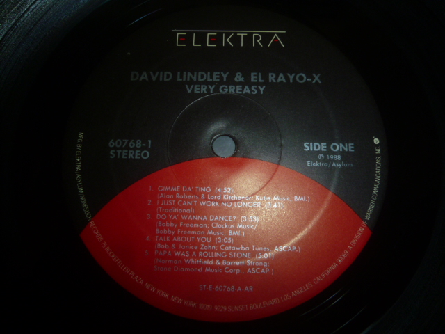 画像: DAVID LINDLEY& EL RAYO-X/VERY GREASY