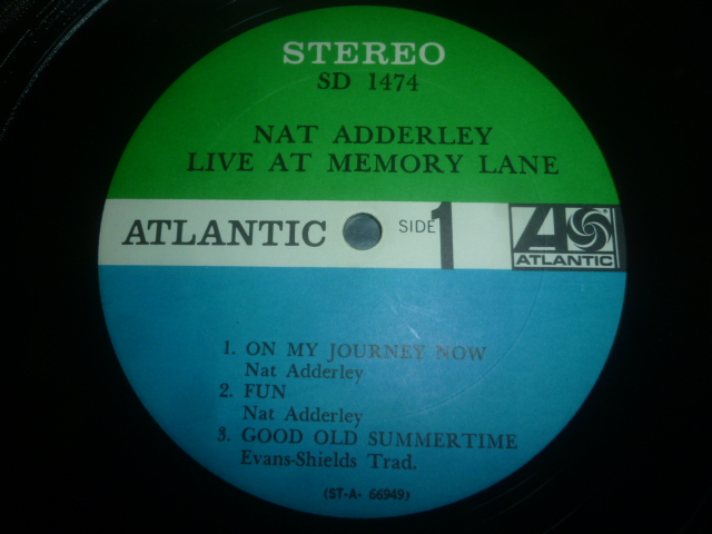 画像: NAT ADDERLEY/LIVE AT MEMORY LANE