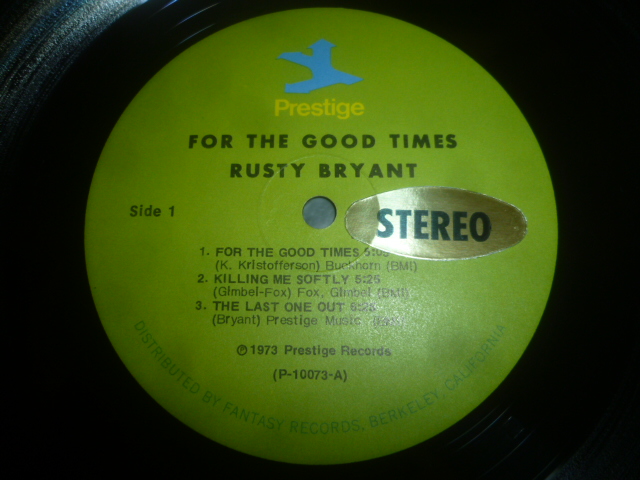 画像: RUSTY BRYANT/FOR THE GOOD TIMES