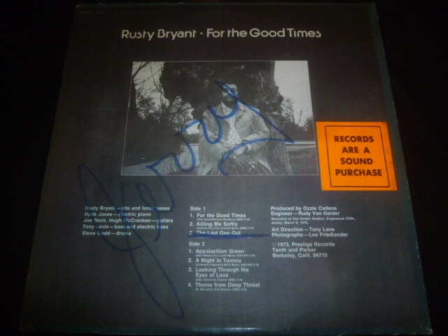 画像: RUSTY BRYANT/FOR THE GOOD TIMES