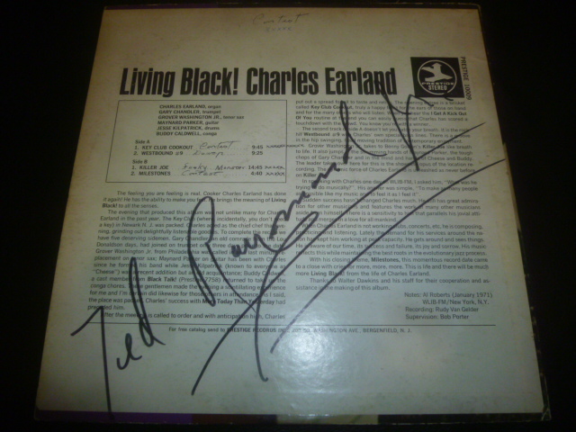 画像: CHARLES EARLAND/LIVING BLACK!